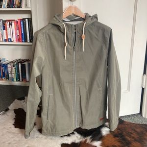 Men’s Medium Marine Layer Olive Water Resistant Jacket